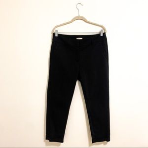 Loft Black Curvy Skinny Ankle Pants Size 8